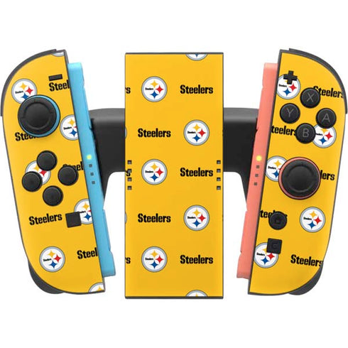 NFL Pittsburgh Steelers Blitz Series Nintendo Switch 2 (2025) Joy-Con Controller Skin