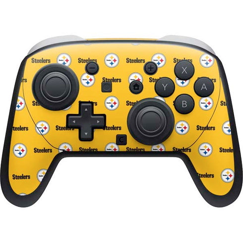 NFL Pittsburgh Steelers Blitz Series Nintendo Switch 2 (2025) Pro Controller Skin