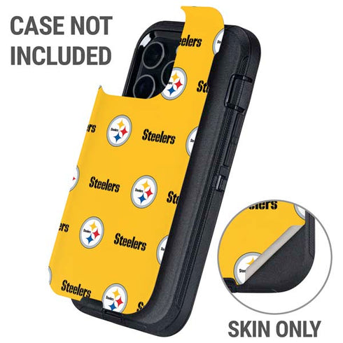 NFL Pittsburgh Steelers Blitz Series Otterbox Defender iPhone Skin