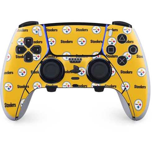 NFL Pittsburgh Steelers Blitz Series PS5 DualSense Edge Pro Controller Skin