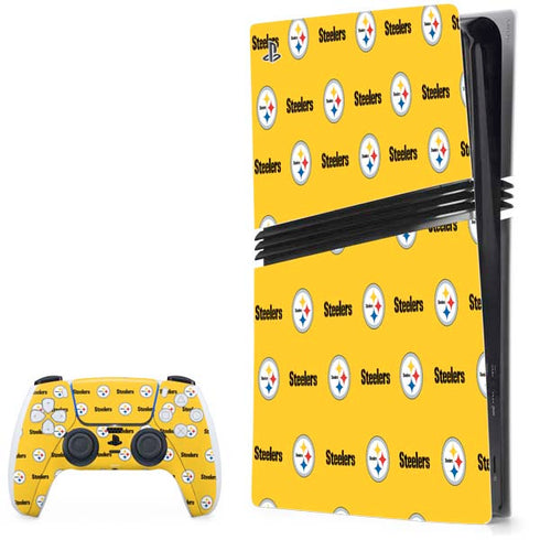 NFL Pittsburgh Steelers Blitz Series PS5 Pro Bundle Skin