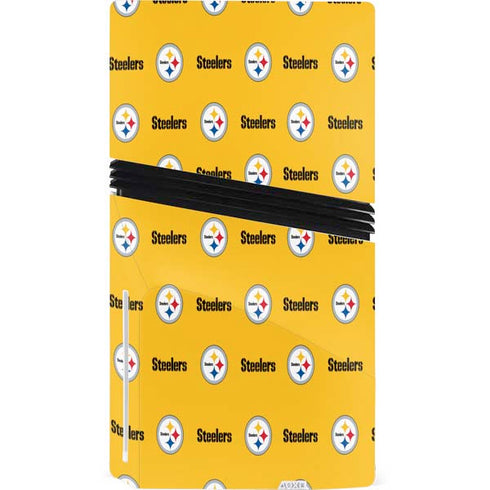 NFL Pittsburgh Steelers Blitz Series PS5 Pro Disk Console Skin