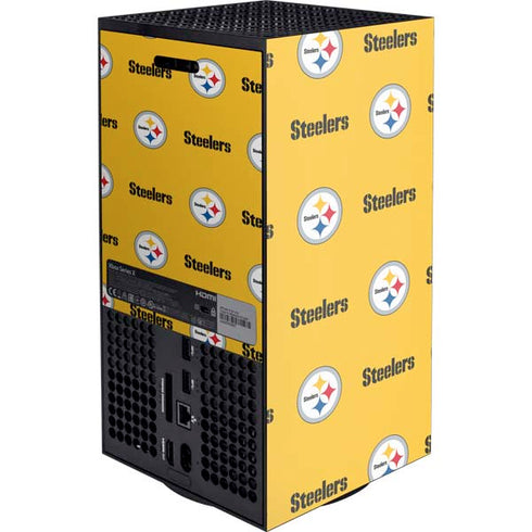 NFL Pittsburgh Steelers Blitz Series XBox Series X Digital Edition Console Skin