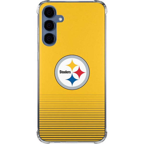 NFL Pittsburgh Steelers Breakaway Galaxy A55 5G Clear Case