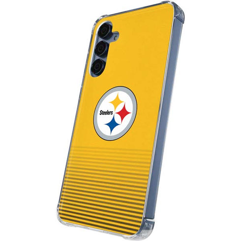 NFL Pittsburgh Steelers Breakaway Galaxy A55 5G Clear Case