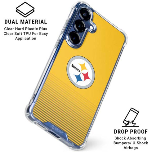 NFL Pittsburgh Steelers Breakaway Galaxy S25 Plus Clear Case