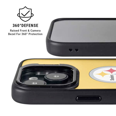 NFL Pittsburgh Steelers Breakaway iPhone 14 Kickstand Case