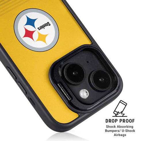 NFL Pittsburgh Steelers Breakaway iPhone 14 Kickstand Case