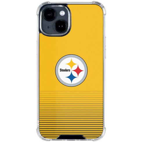 NFL Pittsburgh Steelers Breakaway iPhone 15 Clear Case