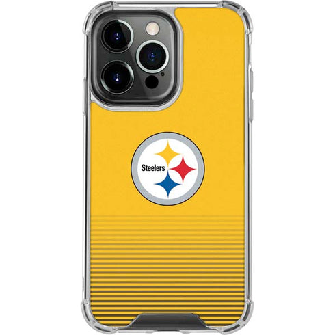 NFL Pittsburgh Steelers Breakaway iPhone 16 Pro Max Clear Case