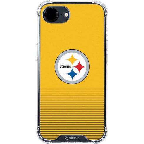 NFL Pittsburgh Steelers Breakaway iPhone 16e Clear Case