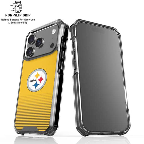 NFL Pittsburgh Steelers Breakaway iPhone 18 Pro Clear Case