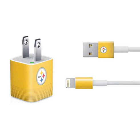 NFL Pittsburgh Steelers Breakaway iPhone Charger (5W USB) Skin