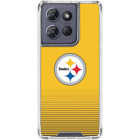 NFL Pittsburgh Steelers Breakaway Moto G Play 5G (2025) Clear Case