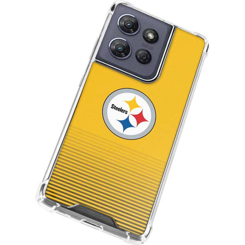 NFL Pittsburgh Steelers Breakaway Moto G Stylus 5G (2025) Clear Case