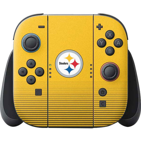 NFL Pittsburgh Steelers Breakaway Nintendo Switch 2 (2025) Joy-Con Controller Skin