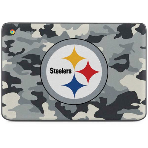 NFL Pittsburgh Steelers Camo HP Chromebook Skin