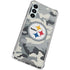 NFL Pittsburgh Steelers Camo Galaxy A16 5G Clear Case