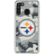 NFL Pittsburgh Steelers Camo Galaxy A21 Clear Case