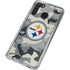 NFL Pittsburgh Steelers Camo Galaxy A21 Clear Case