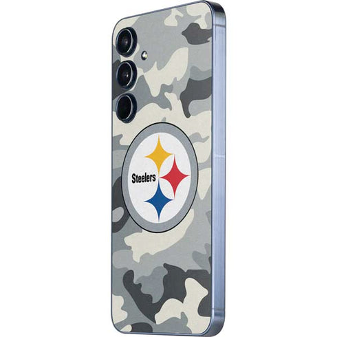 NFL Pittsburgh Steelers Camo Galaxy A35 5G Skin