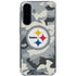 NFL Pittsburgh Steelers Camo Galaxy A36 5G Clear Case