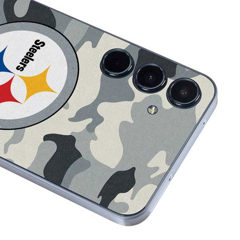 NFL Pittsburgh Steelers Camo Galaxy A36 5G Skin