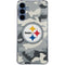 NFL Pittsburgh Steelers Camo Galaxy A55 5G Clear Case