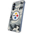 NFL Pittsburgh Steelers Camo Galaxy A55 5G Clear Case