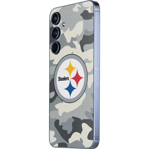 NFL Pittsburgh Steelers Camo Galaxy A55 5G Skin