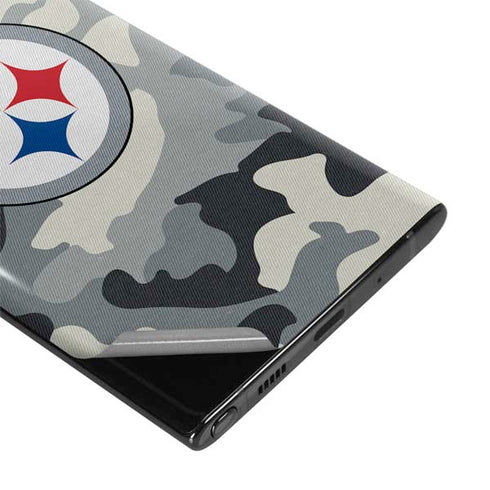 NFL Pittsburgh Steelers Camo Galaxy Note 10 Plus Skin