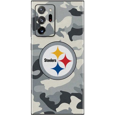 NFL Pittsburgh Steelers Camo Galaxy Note20 Ultra 5G Skin