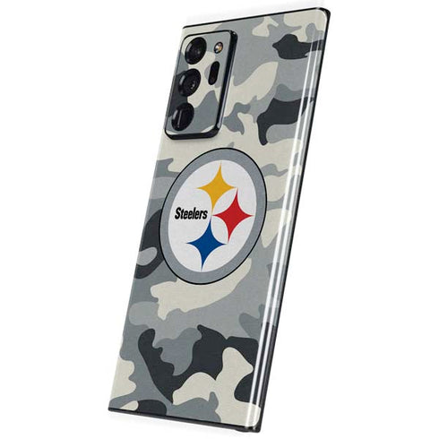 NFL Pittsburgh Steelers Camo Galaxy Note20 Ultra 5G Skin