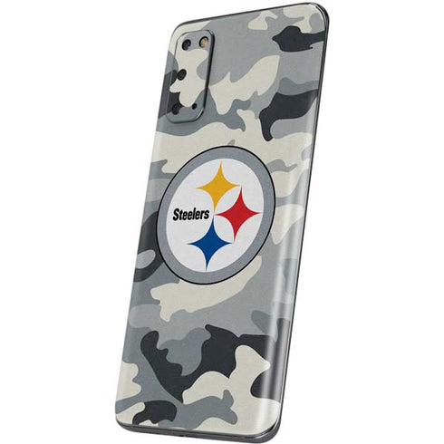 NFL Pittsburgh Steelers Camo Galaxy S20 Skin