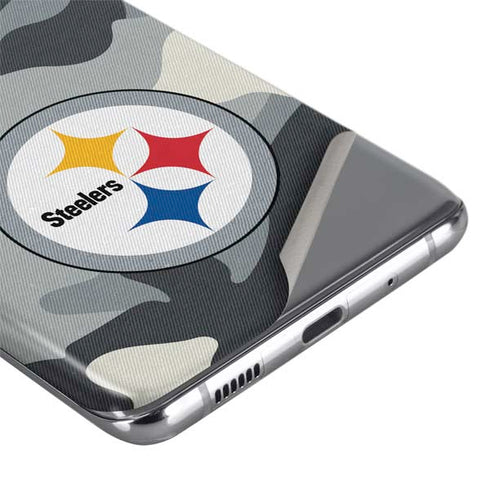 NFL Pittsburgh Steelers Camo Galaxy S20 Ultra 5G Skin