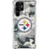 NFL Pittsburgh Steelers Camo Galaxy S23 Ultra Clear Case