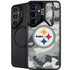 NFL Pittsburgh Steelers Camo Galaxy S24 FE Kickstand Case