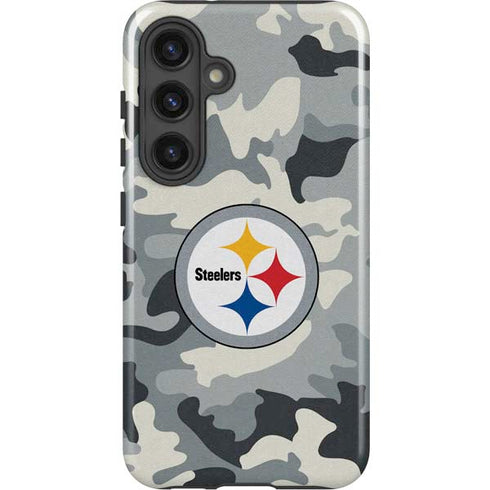NFL Pittsburgh Steelers Camo Galaxy S25 Impact Case