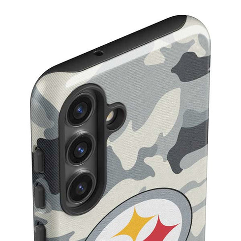 NFL Pittsburgh Steelers Camo Galaxy S25 Impact Case
