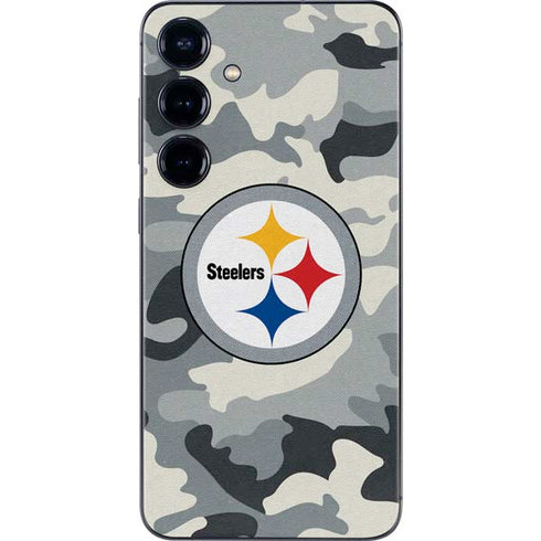 NFL Pittsburgh Steelers Camo Galaxy S25 Plus Skin