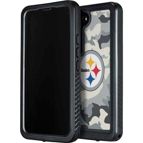 NFL Pittsburgh Steelers Camo Galaxy S24 Plus Waterproof Case