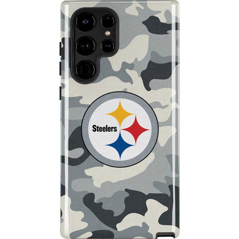 NFL Pittsburgh Steelers Camo Galaxy Cases