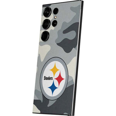 NFL Pittsburgh Steelers Camo Galaxy S25 Ultra Skin