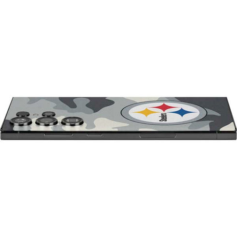 NFL Pittsburgh Steelers Camo Galaxy S25 Ultra Skin