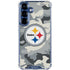 NFL Pittsburgh Steelers Camo Galaxy S25 Clear Case