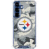 NFL Pittsburgh Steelers Camo Galaxy S25 Plus Clear Case