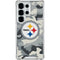 NFL Pittsburgh Steelers Camo Galaxy S25 Ultra Clear Case