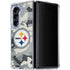 NFL Pittsburgh Steelers Camo Galaxy Z Fold5 5G Clear Case