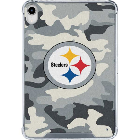 NFL Pittsburgh Steelers Camo iPad 11th Gen (2025) Clear Case