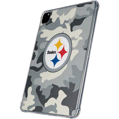 NFL Pittsburgh Steelers Camo iPad Pro 11in (2024) Clear Case